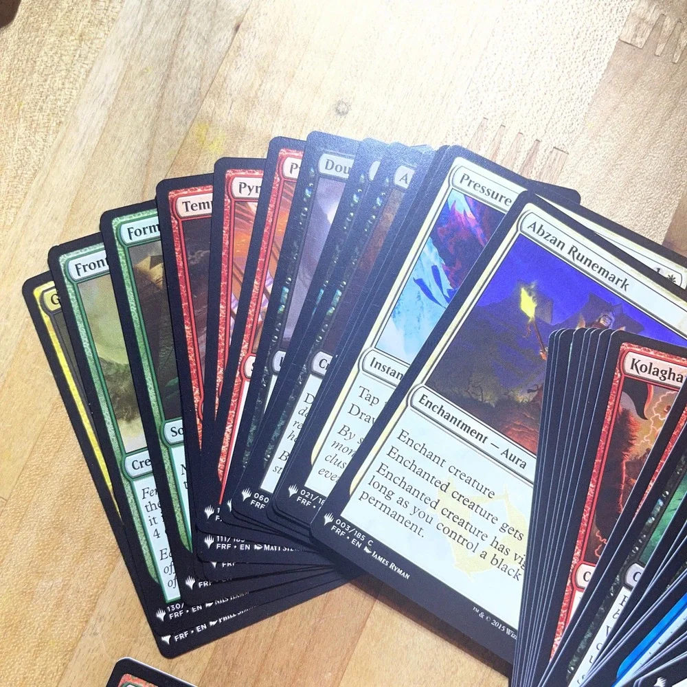 Magic The Gathering MTG 74 Card Lot Khans Fate Reforged Dragons of Tarkir Foil